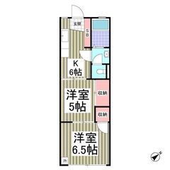 東千葉駅・2K・駅徒歩8分・敷金&礼金0・駐車場有！
