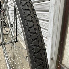 前後タイヤ新古品☆ 27型軽快車 防犯登録料込‼︎