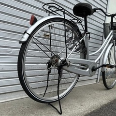 ☆前後タイヤ中古品☆   27型　軽快車　防犯登録料込価格︎‼︎ 前後タイヤ新古品☆ 27型軽快車 防犯登録料込‼︎