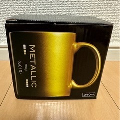 メタリックmugカップ（ゴールド）