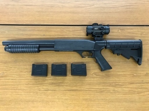 マルゼン ca870 チャージャー/ドットサイト・マガジン3個・ガンケース