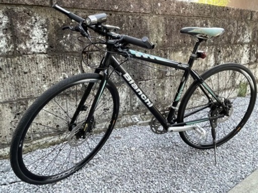 【引取り限定】 BIANCHI ROMA ビアンキ ローマ SHIMANO TIAGRA 2x9 油圧ディスクカスタム　サイズ:43相当