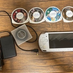 動作品】PSP-3000 SONY パールホワイト 本体 ポータ...
