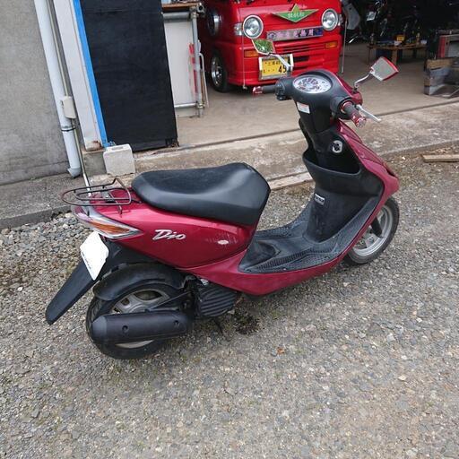 赤ディオ あか ホンダ ライブディオZX AF35 赤ホイール 50cc 原付