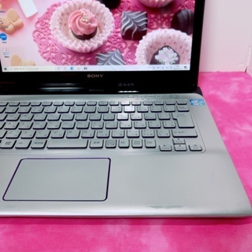 B-13【VAIO♡i5/Blu-ray】初心者◎すぐ使えるタッチパネルノート