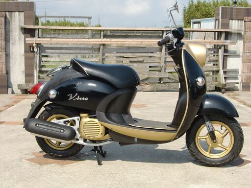 YAMAHA ビーノ クロ/ゴールド色(SA26J)4スト☆ヤマハ50cc調子良好