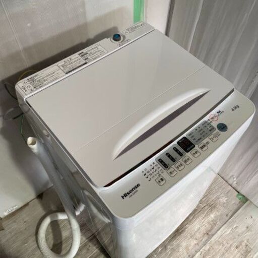 Hisense　洗濯機　HW-E4504　2021年式　4.5キロ　＃26224