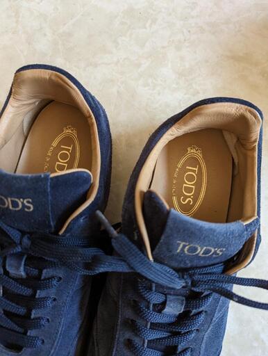 定価94500円　TOD'S　メンズ　スニーカー　ネイビー　27.5