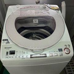 SHARP 洗濯機8kg  ES-TX850-P