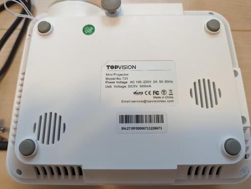 【プロジェクター】TOPVISION Mini Projectot T21