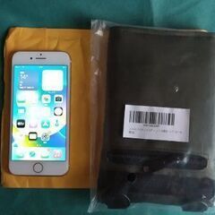 中古　SIMフリー　iPhone8 64GB ゴールド　と　付属...
