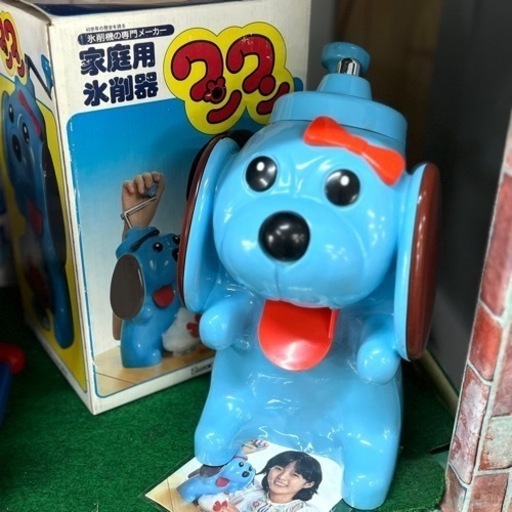 レトロ雑貨！家庭用氷削器ワンワン