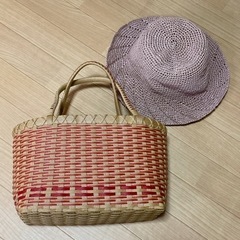 編みバッグ・帽子