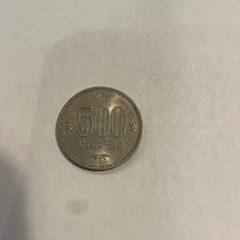 昭和62年　500円　硬貨