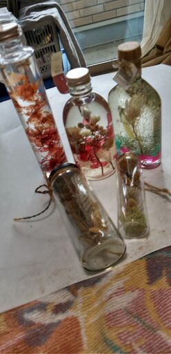 水中花＜想紅＞等3点＋枯花3点