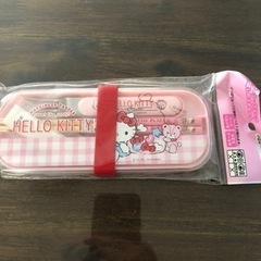 新品　キティ　お箸セット　幼稚園　お弁当　スプーン