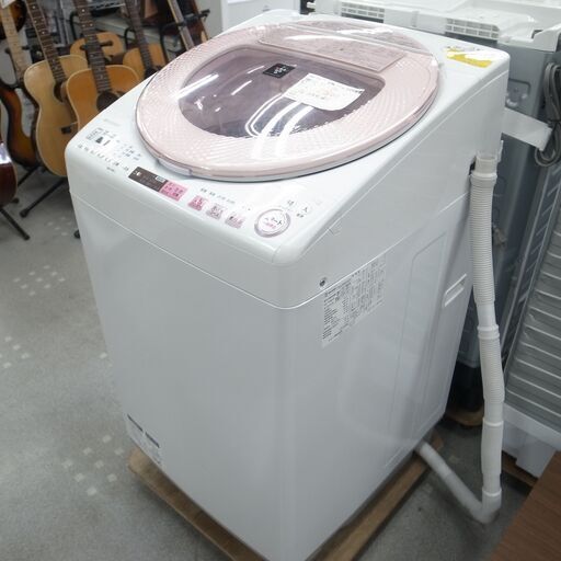 シャープ 8.0kg/4.5kg 洗濯乾燥機 ES-TX8A 2016年製 モノ市場半田店 158