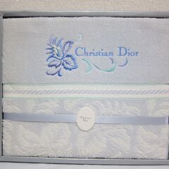 未使用☆タオルシーツ シングル Christian Dior(ク...