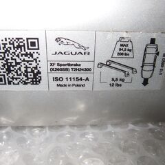 X260SBジャガーXFスポーツブレイク純正ベースキャリア中古品 T2H24300　ルーフクロスバー
