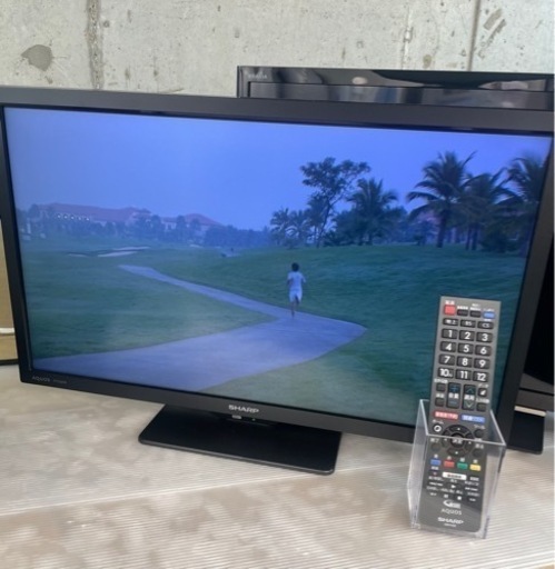 再値下げ！3か月間保証☆配達有り！13000円(税別）シャープ 22型 液晶テレビ 2022年製 リモコン付