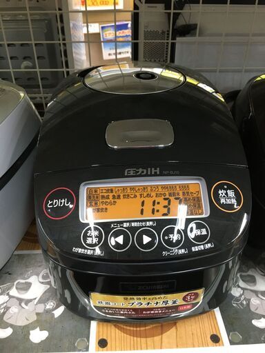 【中古品】象印 圧力IH炊飯器 NP-8J10 2019年製