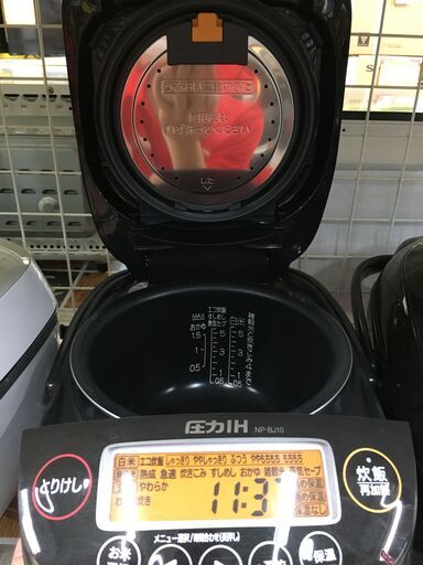 【中古品】象印 圧力IH炊飯器 NP-8J10 2019年製