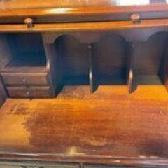 アンティーク/カリモク/ライティングビューロー/書斎机/ライティングデスク/ロールトップデスク 