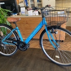 【前後タイヤ・チューブ新品！】26インチ自転車　スカイブルー 前後タイヤ・チューブ新品！】26インチ自転車 スカイブルー