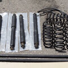 ◇JB23 ジムニー 純正 サス 足回り ショック バネ ブレーキホース