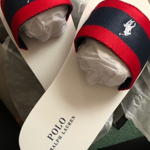 POLO 未使用新品 サンダル 箱付き 24.5cm