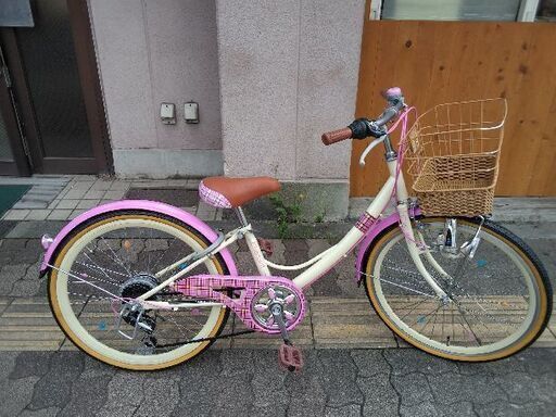 本店は 美品☆[SAGISAKA] Chocolat cute(ショコラ キュート)22吋 子供用 自転車本体