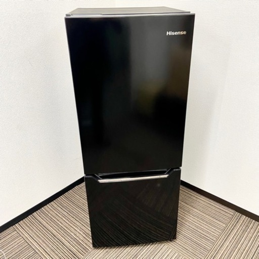 激安‼️ブラックカラー 150L 20年製 Hisense2ドア冷蔵庫HR-D15CB10006