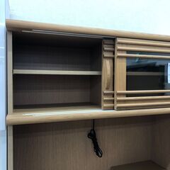 ☆ジモティ割あり☆ 食器棚 W105×D42×H181クリーニング済み SJ2229