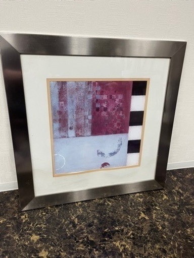 坂本善三がリトグラフの版画で制作した抽象画「構成87」を通販
