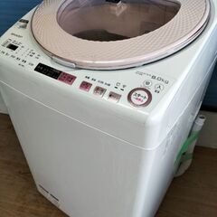 シャープ（SHARP） ES-TX8A-P 全自動洗濯機 ピンク...