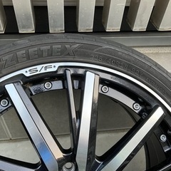 225/40R18タイヤ付きホイール4本　ノア、ヴォクシー、ステップワゴン等　ランクB