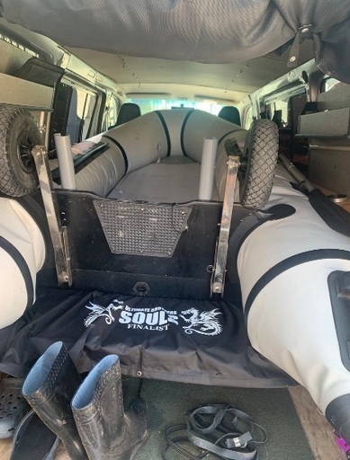 ゴムボート！船外機付き！ドーリー付き ゴムボート船外機の通販