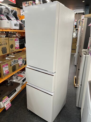 【店頭お渡し】USED良品　2019年製　三菱3ドア冷凍冷蔵庫　300L　お手頃43780円