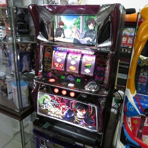 【商談中】パチスロ実機 コードギアス 反逆のルルーシュ コイン不用機 ドアキー・設定キー付 スロット機 北海道江別市