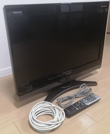 【26インチ液晶テレビ】SHARP AQUOS LC-26DE7　2010年製　リモコン　TCケーブル付き