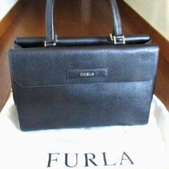 1回短時間のみ使用◆FURLA　黒バッグ◆フルラ