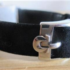 オメガ☆レディース 腕時計 手巻き pt950 レザーベルト☆OMEGA