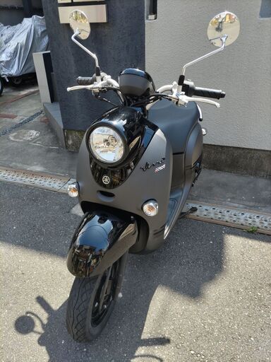 【渋極燻黒】ヤマハ vino(AY02)4ST-FI車 現行モデル 長期自賠付 人気色! 2018年式