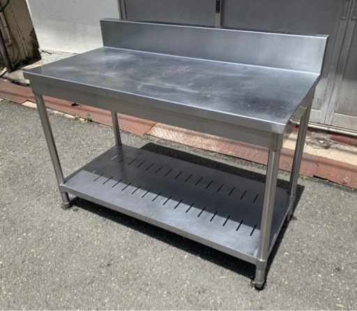 tanico 業務用 コンロ台 作業台 調理台 1200×600×815+150 バックガード