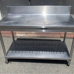 tanico 業務用 コンロ台 作業台 調理台 1200×600×815+150 バックガード付き キッチン 用品 店舗 居酒屋 飲食店 ガス台 厨房機器 大阪発 tanico 業務用 コンロ台 作業台 調理台 1200×600×815+150 バックガード