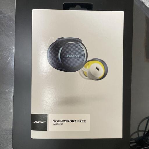 【新品同様】Bose SoundSport Free wireless headphones, Midnight Blue / Citron