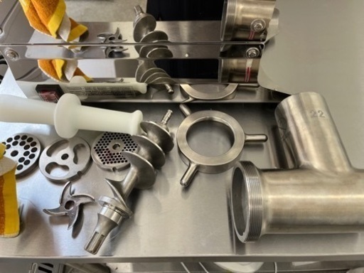 電動ミンサー ミートチョッパー ミナト 業務用PMM-22F【美品】一年半使用