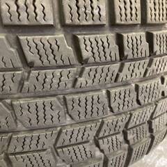 スカイライン 34 GT ターボ 純正？ アルミホイール 4本 スタッドレス付き 225/45R17