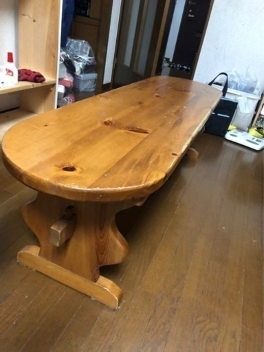 木製テーブル　椅子　セット　カントリー家具
