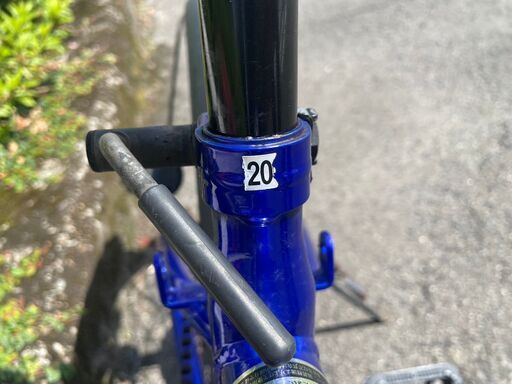 折りたたみ自転車　No.846　ブルー　イタリアンガーディアン　20インチ　【リサイクルショップどりーむ鹿大前店】